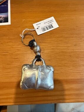 Vestopazzo Silver Purse Keychain Charm